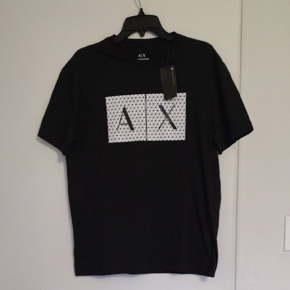 Armani Exchange Men's Black T-Shirt - Picture 1 of 5